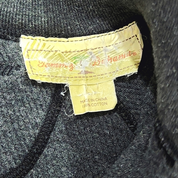 Tommy Bahama Men's Long Sleeve 1/4 Zip Pullover Sweater Preppy Size S Black - Picture 4 of 8